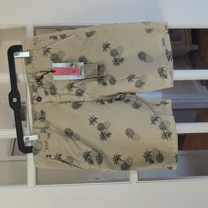 Palm Tree and Pineapple Shorts